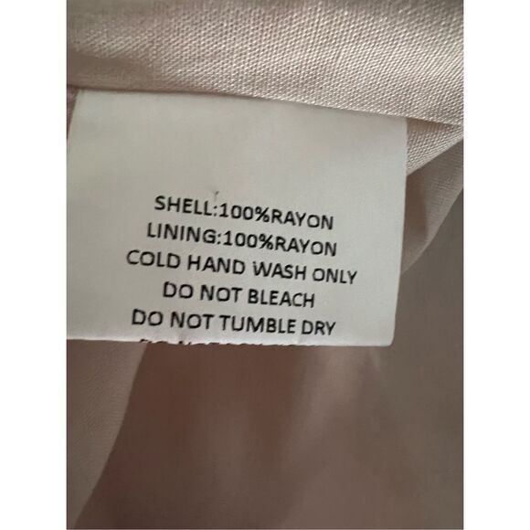 Petal & Pup Women's Green White Tropical Halter Open Back Maxi Dress Large NWOT - Picture 13 of 14